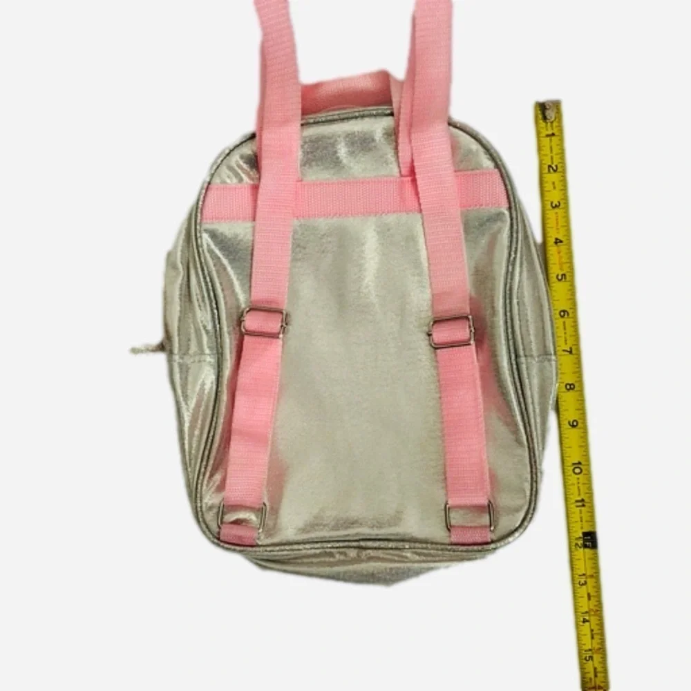 Unicorn Backpack, Size see photos, Pink & Silver